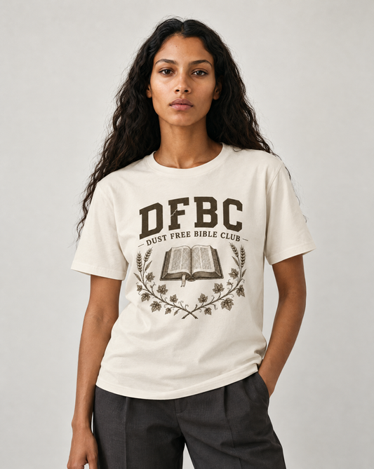 Dust Free Bible Club — Heritage Signature Tee