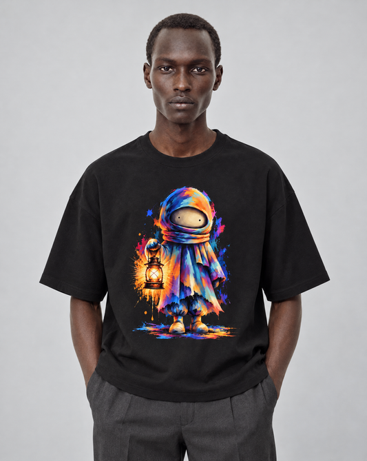 The Light Seeker — Abstract Boxy Tee